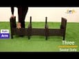 Baštenski set Rattan 3