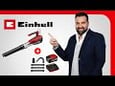 Einhell Set Akumulatorski duvač lišća GP-LB 18/200 Li E + Set nastavaka za izduvavanje oluka + Power-X-Change 18V 4.0 Ah Starter-Kit