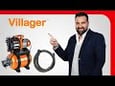 Villager Hidropak pumpa VGP 1100 F 055363 + Villager Usisno crevo 1inch x 5m