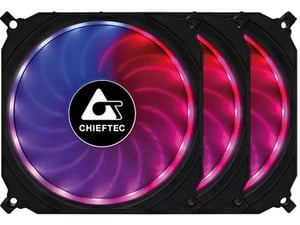 Chieftec Set Ventilatora Tornado RGB CF-3012-RGB 120 x 120 x 25mm - 3 komada