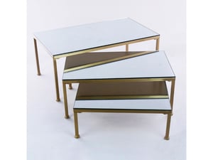Plathea Set 3 pravougaona etažera sa ogledalom