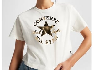 Converse Ženska majica Chuck patch cropped