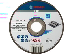 Bosch Rezna ploča 125x1.6 mm ravna PRO Metal