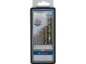 Bosch Set spiralnih burgija PRO StainlessS HSS-Co burg. 2-8 mm 6/1