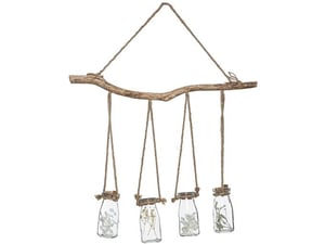 Atmosphera Viseća vaza set 4x1 suvo cveće