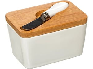 Five Keramička posuda sa nožem Porcelan/Bambus