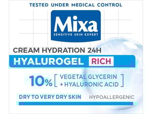 Mixa Hyalurogel Rich nega za intenzivnu hidrataciju osetljive i suve kože 50 ml