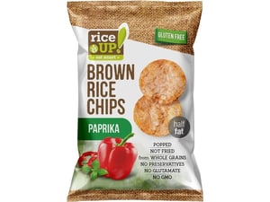 Rice up Čips od pirinča paprika gf 60g