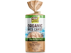 Rice up Bio pirinčane galete kinoa, čia gf 120g