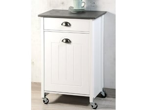 Kesper Višenamenski ormarić sa točkićima i kantom za otpatke