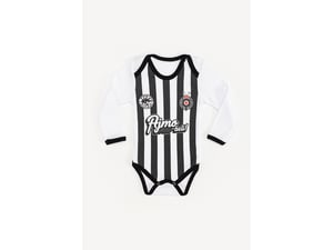 Partizan Bodi dug rukav Ajmo crno-beli