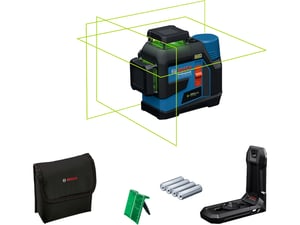 Bosch Građevinski laser GLL 12V-100-33 CG + LB 10 + AA1 + 4 x 1,5V LR 6 AA baterije 0601065400