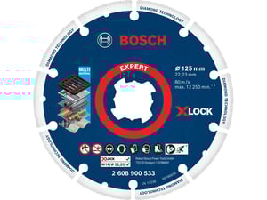 Bosch Dijamantski disk za metal 125 mm X-LOCK Expert 2608900533