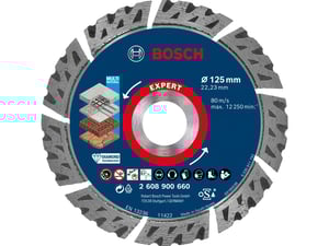 Bosch Dijamantska rezna ploča MultiMaterial 125 mm Expert 2608900660