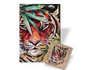 Wood Magic Slagalica od drveta Puzzle Tigar u džungli 152 dela