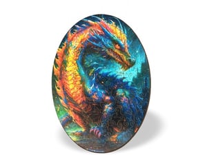 Wood Magic Slagalica od drveta Puzzle Zmaj je lep 157 delova