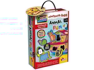 Lisciani Edukativni drveni sorter oblika Animal Fun Montesori Baby 96893