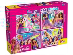 Barbie Slagalica Lisciani 4x48pcs Maxi 2u1 složi i oboji 99467