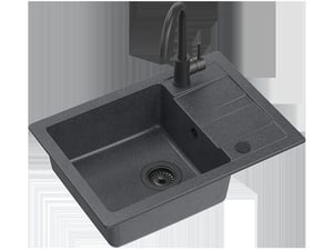 Quadron Set sudopera i slavina TQ6244GSBLM