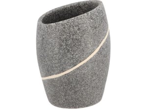 Tendance Čaša za četkice Stone effect poliresin 9.8x7.2x6.5cm