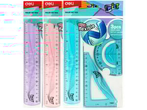 Deli Geometrijski set 1/3 20cm fleksibilni Twist EH22