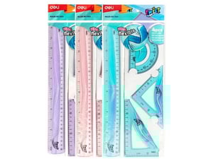 Deli Geometrijski set 1/4 30cm Fleksibilni Twist EH23