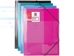 Deli Fascikla sa gumicom i futrolom za vizit kartu E39579