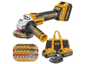 Ingco Akumulatorska brusilica industrial