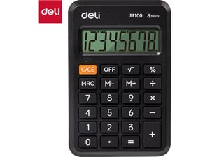 Deli Kalkulator džepni 98.2X64.2X12.5mm EM100