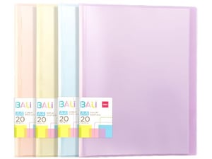 Deli Fascikla Display - Clear Book pastel Bali 40 lista EB034