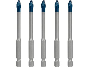 Bosch Set burgija HEX-9 HardCeramic 6 mm 5/1 Expert 2608900599