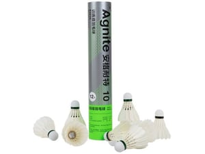 Deli Loptice za badminton Agnite 1/12, guščje pero sa plutanom glavom F2210