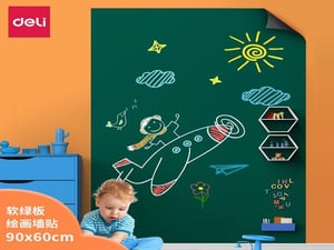Deli Tabla magnetna i samolepljiva za zid zelena 60×90cm 50131