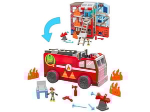 KidKraft 2 u 1 vatrogasni kamion i stanica