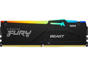 Kingston Memorija DIMM DDR5 32GB 5200MT/s KF552C40BBA-32 Fury Beast RGB