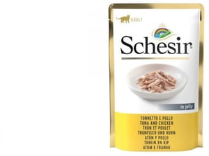 Schesir Hrana za mačke žele tuna i piletina 85g
