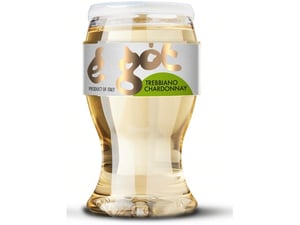 Cevico Vino Trebbiano chardonnay u čašI 0,187l