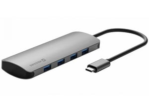 Swissten Tip C Hub 4in1 aluminijum