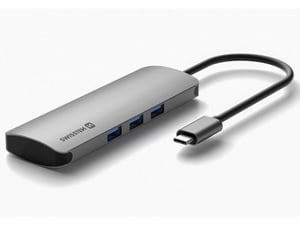 Swissten Tip C Hub 6in1 aluminijum