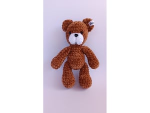 Pletenje Ručno heklani plišani meda igračka