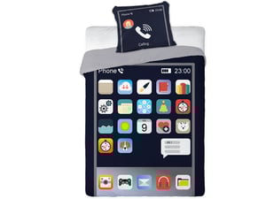 Baloo Svetleća Posteljina za decu Smartphone 160x200+70x80cm