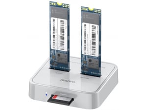 Maiwo USB Hub Docking station USB 3.1 tip C na 2 x M.2 / SATA & PCIe NvMe K3016SD