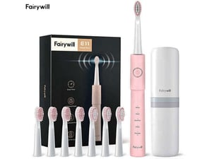 Fairywill Sonična električna četkica sa 8 nastavaka E11