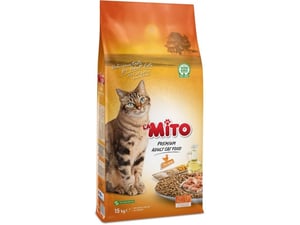 Mito hrana za odrasle mačke mix premium piletina i riba 15kg