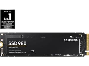 Samsung SSD 1TB M.2 NVMe MZ-V8V1T0BW 980 EVO Series