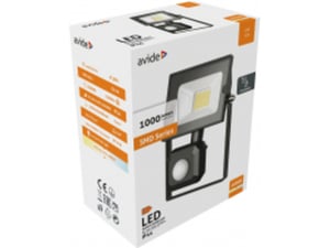 Avide Reflektor sa senzorom Slim PIR LED SMD 800 lm 4K IP44 10W