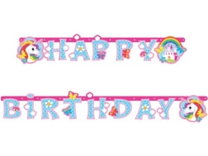 Amscan Baner Unicorn 180x15cm