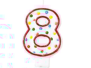 Amscan Svećica Polka 8