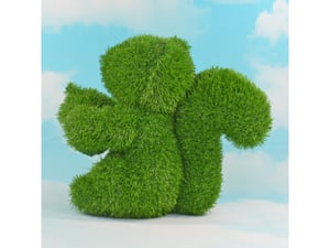 AniPlants Figura od veštačke trave Veverica