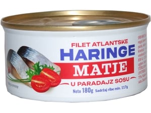 Banga Fileti atlantske haringe u paradajz sosu 180g